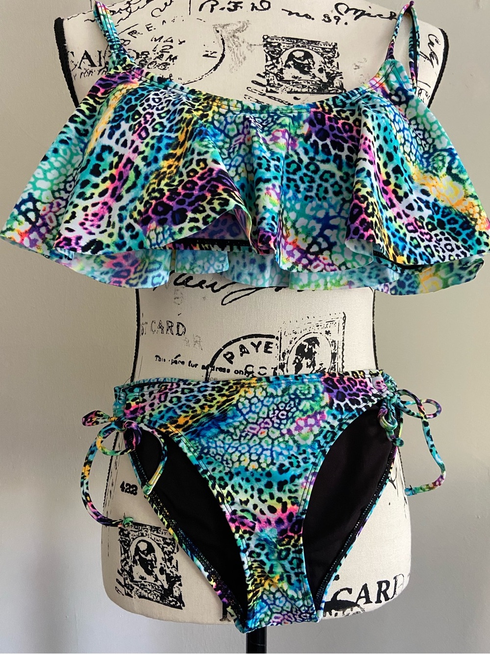 Multicolored Leopard Bikini